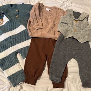 Cozy Knit baby boy Sets